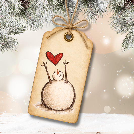 Snowman Christmas Gift Tags | Printable Holiday Gift Tags
