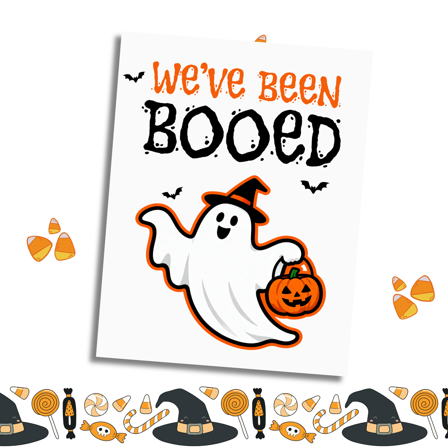 You've Been Booed Printable Kit | Halloween Gift Tags & Boo Sign Bundle